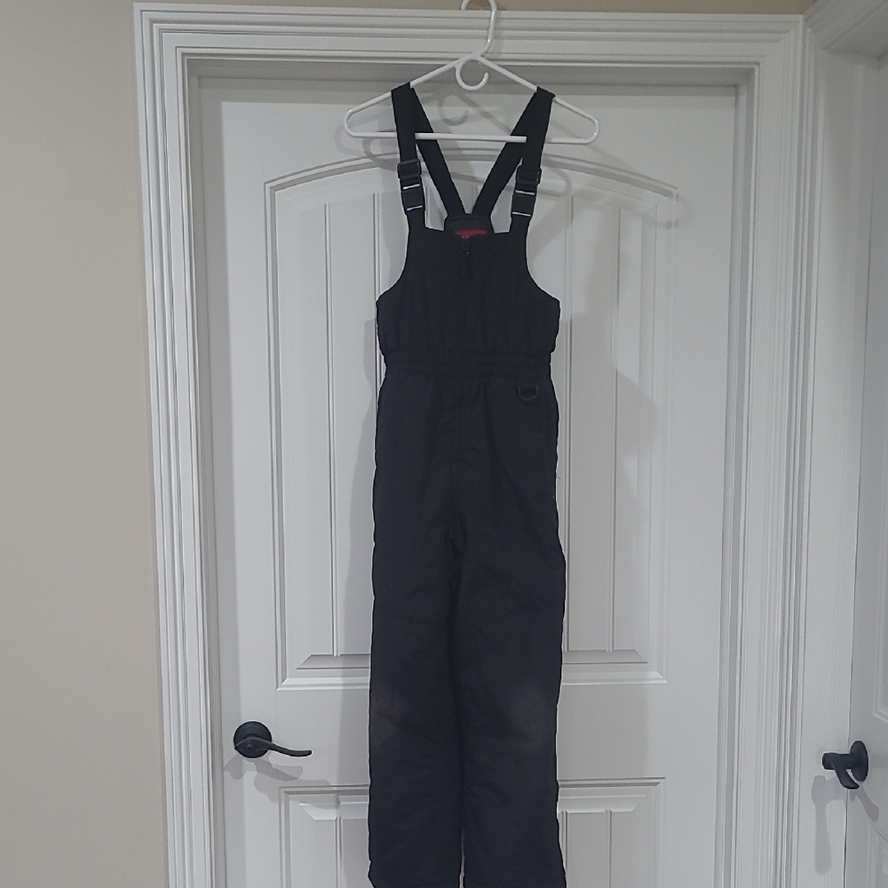 Faded Glory Black Snowpants with Adjustable Straps